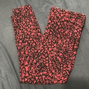 Black & red hearts tights - Torrid